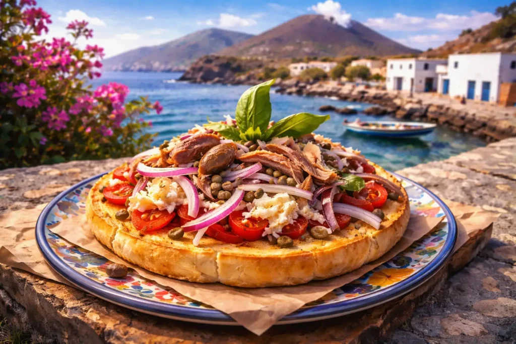 pane cunzato isole eolie